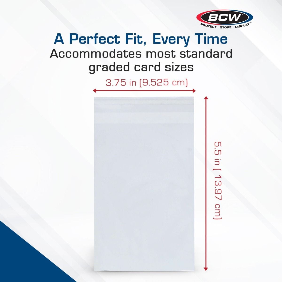 BCW Resealable Graded Card Sleeves