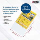 BCW Standard Penny Card Sleeves - 100 Card Sleeves Per Pack - Fits Cards Up to 59pt