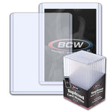 BCW Thick Card Topload Holder 168 PT - 10 Holders Per Pack
