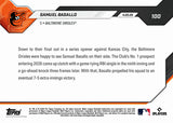 2026 Topps NOW Samuel Basallo RC #100 Orioles Rookie Clutch Hits Card MD3