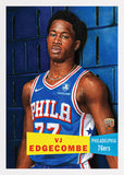 2025-26 NBA Living Set VJ Edgecombe RC #17 Philadelphia 76ers Rookie Card KM2