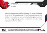 2026 Topps NOW Mike Trout #91 Angels 5 HRs Yankees Series Record BG3