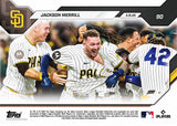 2026 Topps NOW #90 Jackson Merrill Padres HR Robbery Walk-Off Hit DW3