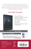 NKJV Single Column Reference Bible, Comfort Print, Black Hardcover, Red Letter