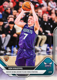 2026 Topps NOW Kon Knueppel RC #182 Hornets Fastest to 200 3-Pointers KM2