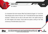 2026 Topps NOW Mike Trout 15th Anniversary MLB Debut Home Run #435 SA6