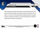 2026 Topps NOW Cooper Flagg RC #253 Mavericks Rookie Leads Team Stats DP2