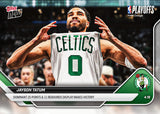 2026 Topps NOW Jayson Tatum #264 Celtics Playoff History 25 PTS 11 REB KM3