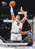 2026 Topps NOW Nikola Jokic Nuggets Triple-Double B2B Seasons Card #237 UX1