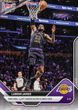 2026 Topps NOW LeBron James #235 Wins King 1,229th Career Victory Lakers SA4