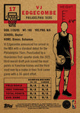 2025-26 NBA Living Set VJ Edgecombe RC #17 Philadelphia 76ers Rookie Card KM2