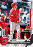 2026 Topps NOW Mike Trout #91 Angels 5 HRs Yankees Series Record BG3