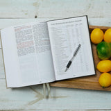 KJV SUPER GIANT Print Deluxe Reference Bible, Black Floral Leathersoft