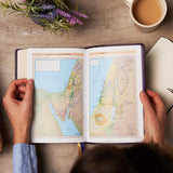 KJV Center Column Reference Bible, Purple Leathersoft, Red Letter, Comfort Print