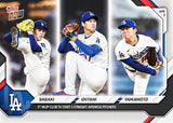2026 Topps NOW Dodgers Japanese Pitchers #42 Ohtani Sasaki Yamamoto MLB AG2