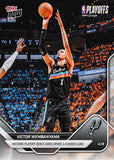 2026 Topps NOW Victor Wembanyama #265 Spurs Historic Playoff Debut 35 PTS KM3