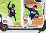 2026 Topps NOW Gunnar Henderson Roman Anthony Team USA WBC Final WB37 DW3