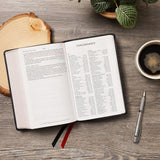 KJV End of Verse Reference Bible Personal Size, Large Print, Purple Leathersoft