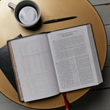 KJV Giant Print Reference Bible, 53,000 Cross References, Black Bonded Leather