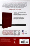 NKJV Comfort Print Reference Bible, Giant Print, Center Column, Burgundy