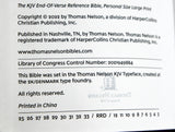 KJV End of Verse Reference Bible Personal Size, Large Print, Purple Leathersoft