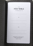 NKJV Ultra Thinline Bible, Black Leathersoft, Red Letter, Comfort Print