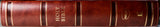 NKJV Single Column Reference Bible Verse by Verse, Brown Leathersoft, Red Letter