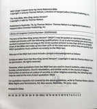 NKJV Single Column Reference Bible Verse by Verse, Brown Leathersoft, Red Letter