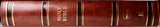 NKJV Single Column Reference Bible, Brown Leathersoft, Indexed, Red Letter