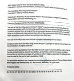 NKJV Single Column Reference Bible, Brown Leathersoft, Indexed, Red Letter