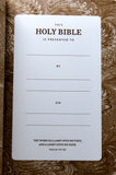 KJV LARGE PRINT Reference Bible, Center Column, Brown Bonded Leather, Red Letter