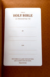 KJV Center Column Reference Bible, Brown Leathersoft, Red Letter, Comfort Print