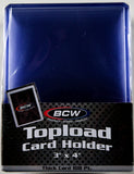 BCW Thick Card Topload Holder 108 PT -  10 Holders Per Pack