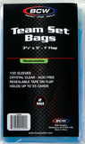 BCW Resealable Team Set Bags - 100 Sleeves Per Pack