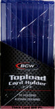 BCW Thick Card Topload Holder 168 PT - 10 Holders Per Pack