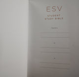 ESV Student Study Bible Artist Series Joshua Noom (Hardcover)