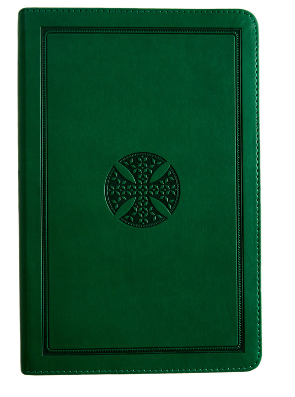 ESV Student Study Bible Green with Mosaic Cross, Trutone, Imitation Leather