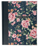 NKJV Bible: Journal the Word, Cloth Over Board, Gray Floral