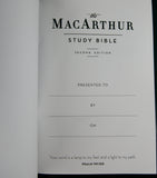 ESV Bible: The MacArthur Study Bible, Thumb Index, Black Leathersoft