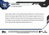 2026 Topps NOW Aaron Judge #46 Yankees HR 1st AB Home Opener 3 RBI OA5