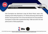2026 Topps NOW Cade Cunningham #284 Pistons Playoff Record 45 PTS OA4