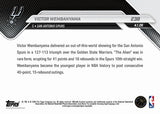2026 Topps NOW Victor Wembanyama Spurs 40/15 Games Card #238 UX1
