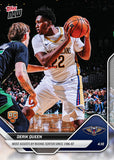 2026 Topps NOW Derik Queen RC #249 Pelicans Rookie Center Assist Record SG2