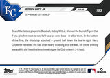 2026 Topps NOW Bobby Witt Jr #183 Royals Inside The Park HR 5-1 Win UX3