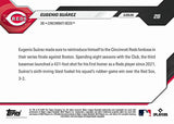2026 Topps Now Eugenio Suarez Reds Club Return HR Baseball Card #28 DP1