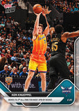 2026 Topps NOW Kon Knueppel RC #179 Hornets Rookie 3PM Record Card OA7