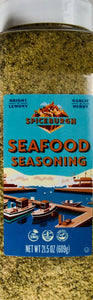 Spiceburgh Seafood Seasoning Bright Lemon Garlic Herb, 21.5 Ounce