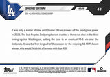 2026 Topps NOW Shohei Ohtani #44 Dodgers 1st HR 4 RBI Game MD2