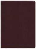 The Tony Evans Study CSB Bible Bonded Leather, Indexed, Burgundy