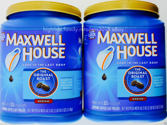 Maxwell House Ground Coffee Original Medium-Roast Flavor Lock Pak